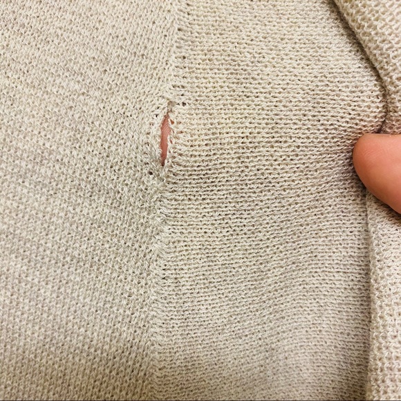 Eileen Fisher Wool Front Double Pocket Cardigan L - Picture 8 of 10